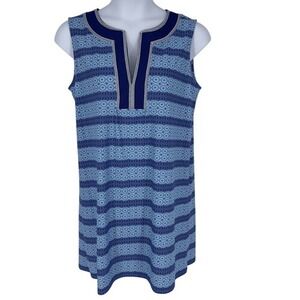 Cabana Life x Talbots Sleeveless‎ SPF 50+ Blue Tunic Dress XL